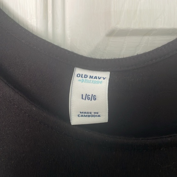 Old Navy black maxi dress size L - Picture 2 of 2